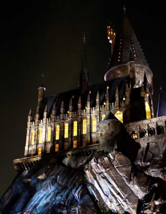 Hogwarts castle at the Wizarding World of Harry Potter in Universal Studios